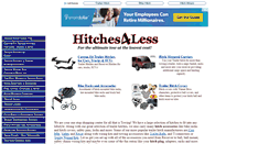 Desktop Screenshot of hitches4less.com